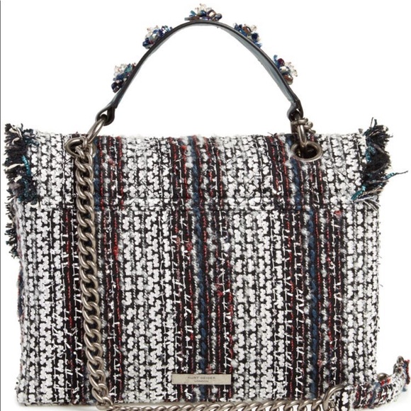 KURT GEIGER Large Embellished Tweed Kensington - Picture 5 of 9
